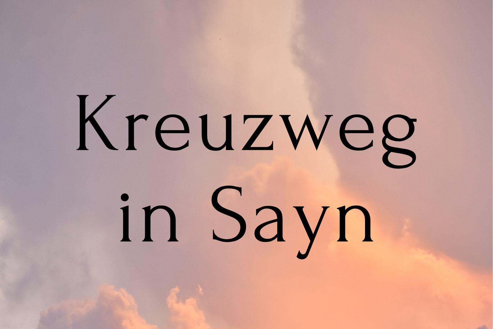 Kreuzweg in Sayn